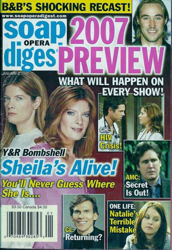 Michelle Stafford Kyle Lowder Michael E Knight January 2 2007 Soap