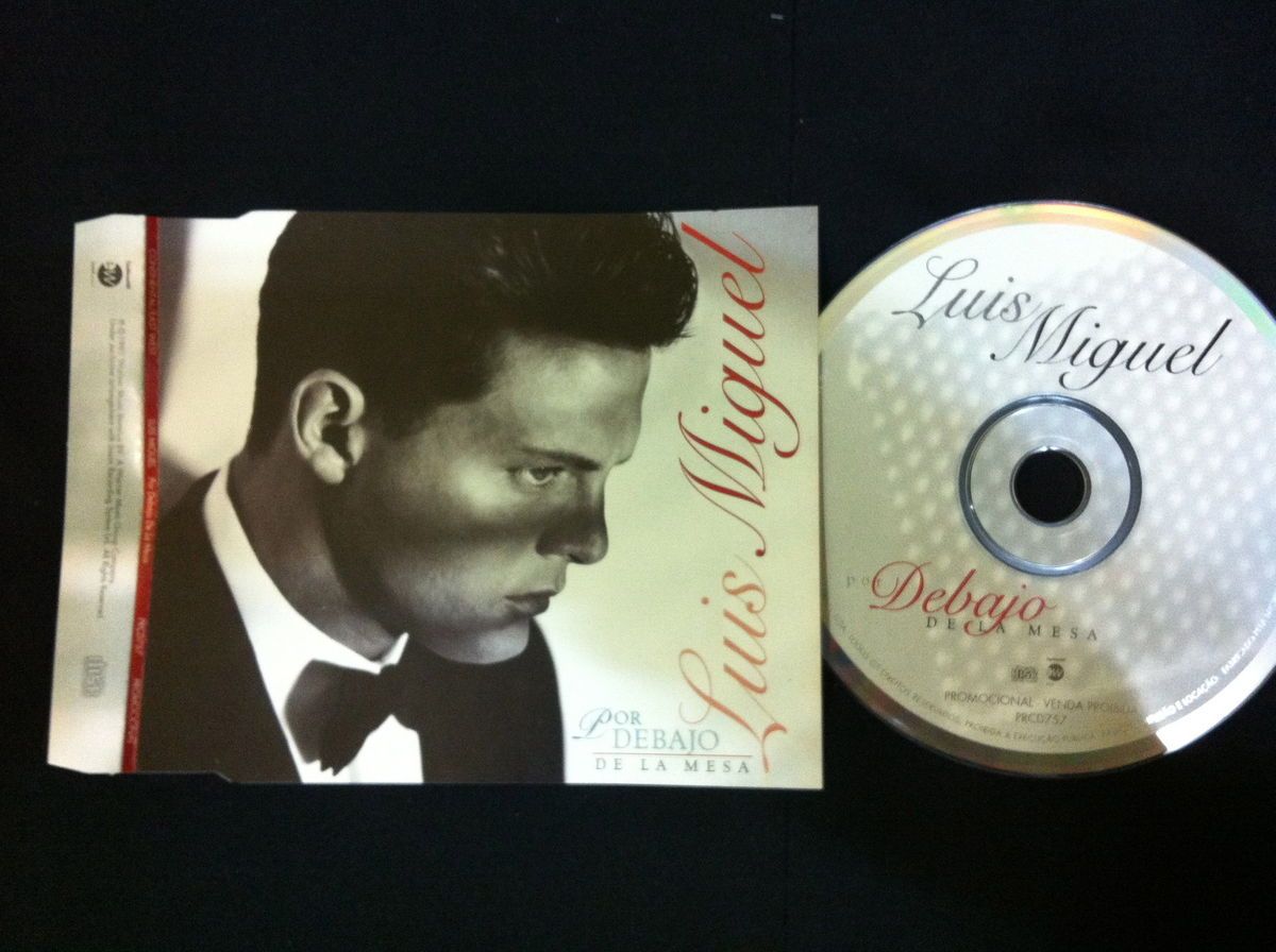 LUIS MIGUEL Por Debajo de la Mesa Scarce Unique Brazil Promo SINGLE CD