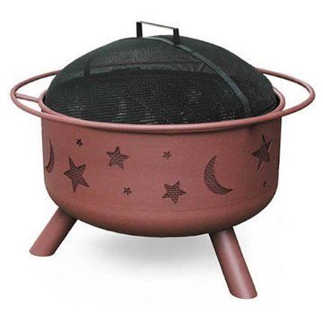 Landmann 29 inch Big Sky Stars Moons Georgia Clay Outdoor Firepit