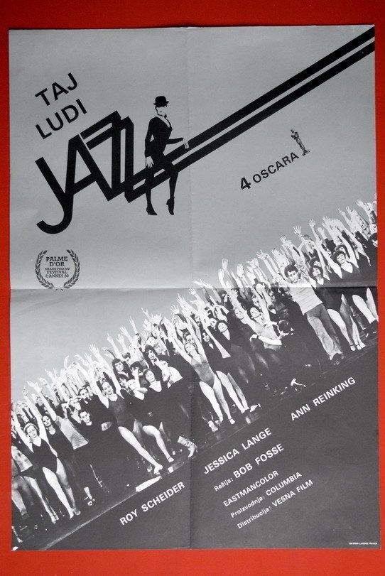 All That Jazz Scheider Lange Oscar 80’EXYU Movie Poster