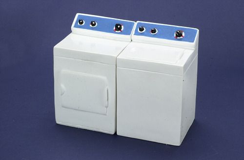 Wash Machine and Dryer Resin Appliances Washroom Laundry Modern