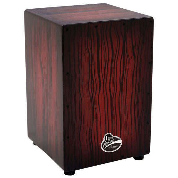 Latin Percussion LP Aspire Cajon Darkwood Streak Finish LPA1332 DWS