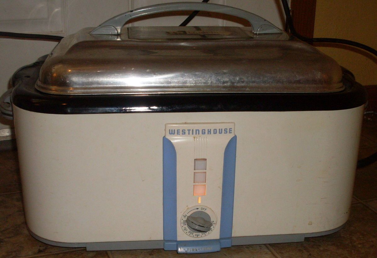 Vintage Westinghouse Roaster Model RD 414 Great Working Order RARE