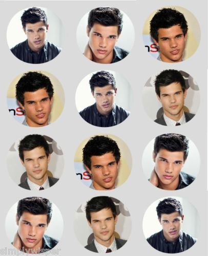 24x Jacob Black Fairy Cup Cake Toppers Taylor Lautner