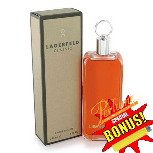 LAGERFELD CLASSIC 4 2 oz 125 ml eau de toilette edt MEN COLOGNE