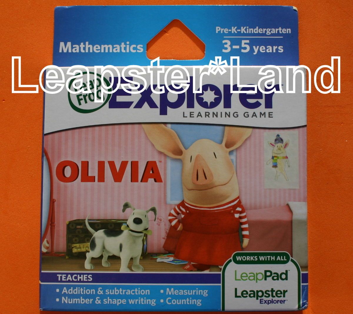 Leapster Explorer LeapPad Leapster Olivia Cartridge Game Age 3 7