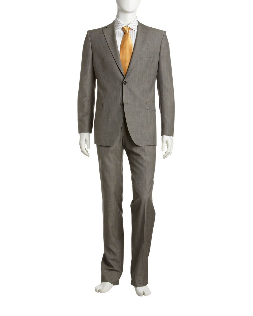 Hugo Boss Paolini Suit Khaki