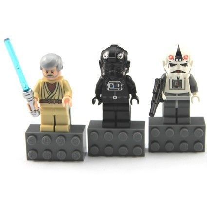 Lego star wars AT AT Driver Tie Fighter Pilot ben kenobi Minifig