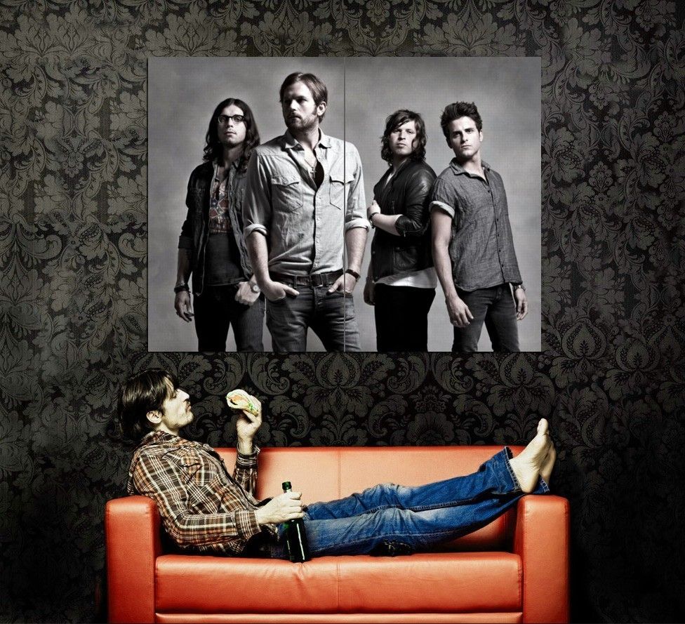 XJ0370 Kings of Leon Caleb Followill Rock Music Huge Wall Poster