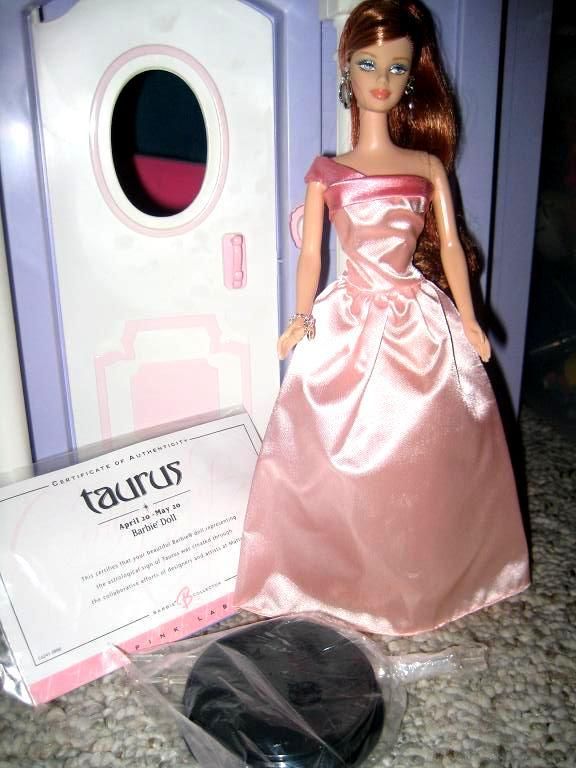Barbie Pink Label Collectible Taurus Doll Deboxed Sale