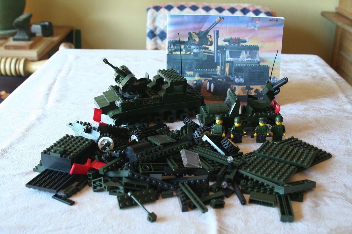 Lego compatible Military ARMY SET JEEP TRUCK TANK & MINIFIGS
