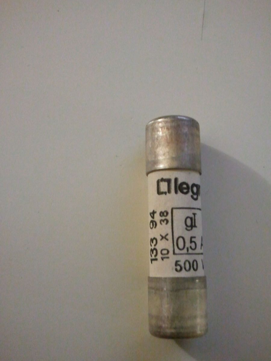 Legrand 13394 05A Fuse 0 5 Amp 500V 101339405A