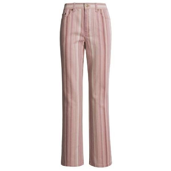 Lerner New York Co Striped Stretch Jeans Womens 6 New $50