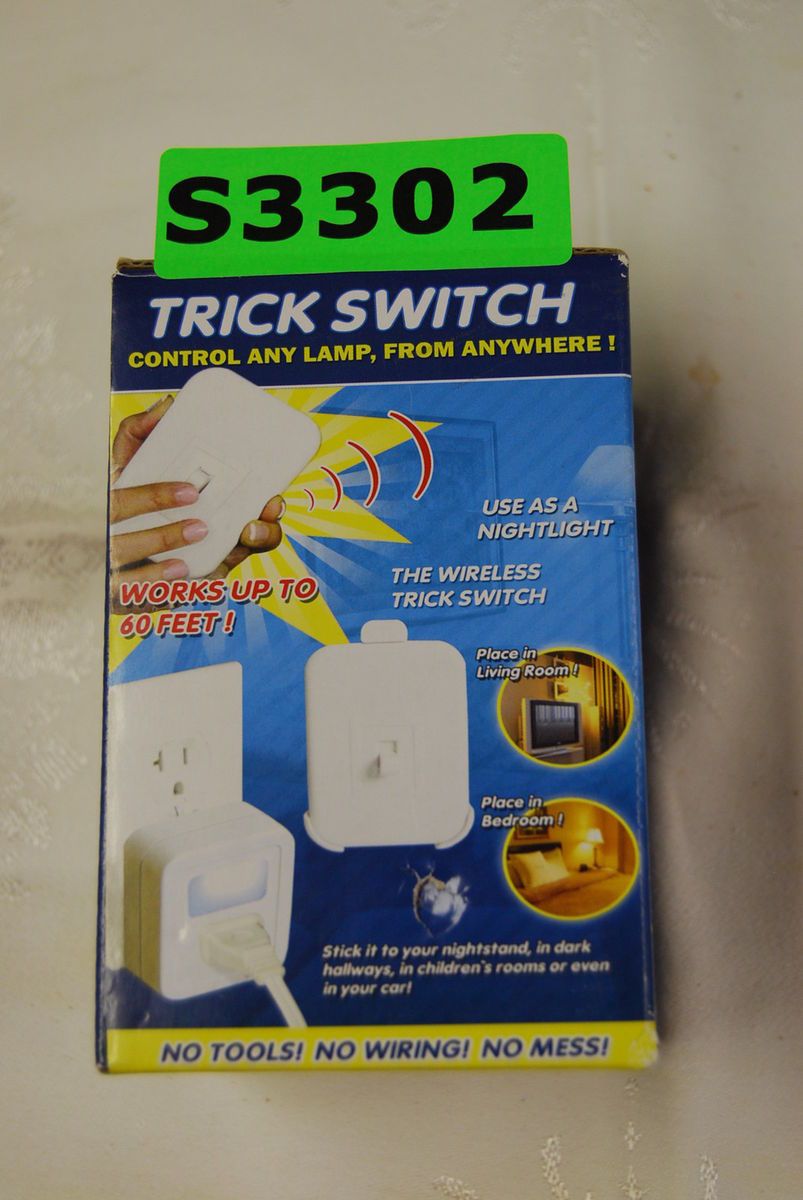 Trick Switch Wireless Light Control New S3302