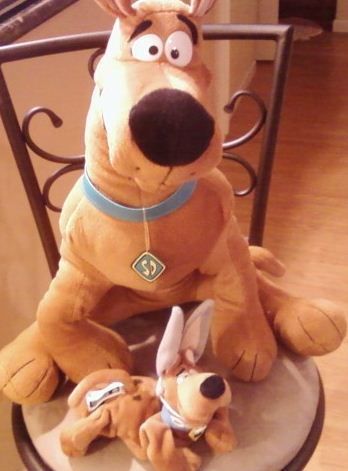 Scooby Doo Plush Doll Toy Easter Bunny Ears Large Huge Jumbo Warner