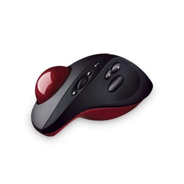 Logitech Optical Trackman Wireless Marble Mouse for PC Mac