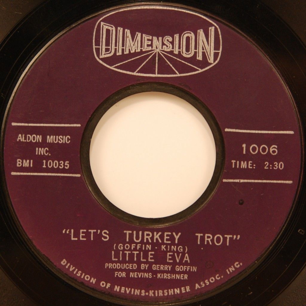 Little Eva 45 Dimension VG 63 R B Lets Turkey Trot