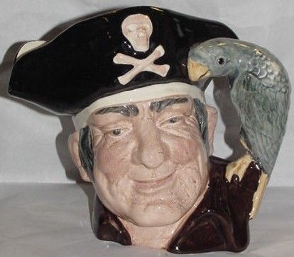 Royal Doulton Long John Silver Large Toby Jug D6335