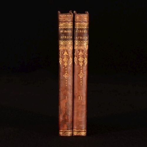 1877 2vol Across Africa by Verney Lovett Cameron Travel First Edition