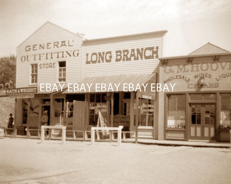 THE LONG BRANCH COWBOY SALOON BAR CIGAR STORE SHOP DODGE CITY KANSAS