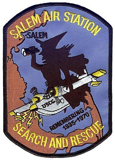 Salem Witch Remembering W5055 Coast Guard Patch