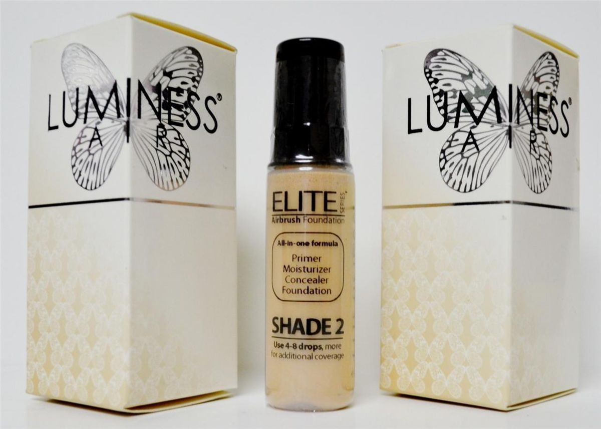 LUMINESS ELITE FOUNDATION MAKE UP AIRBRUSH COSMETIC AIR SHADE 2 NEW 55