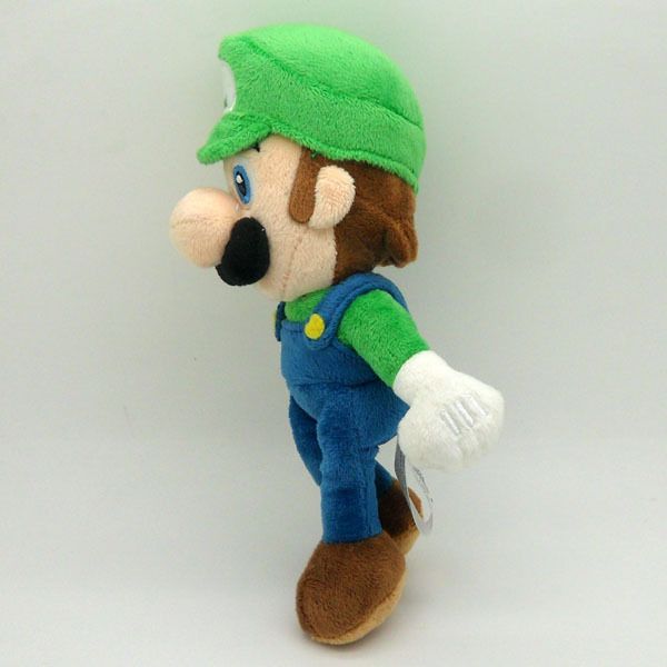 New Super Mario Bros Stand Luigi Plush Doll Stuffed Toy 8
