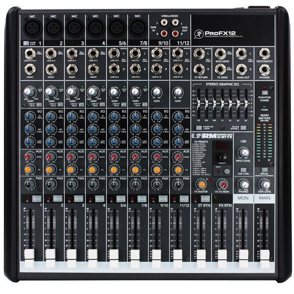 Mackie PROFX12 Professional Mixer USB