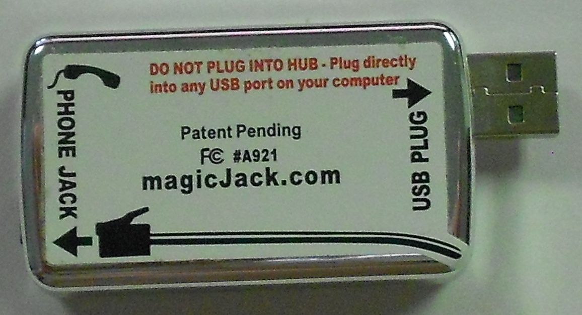 Magicjack USB to Computer VoIP Phone Plug Refurbished