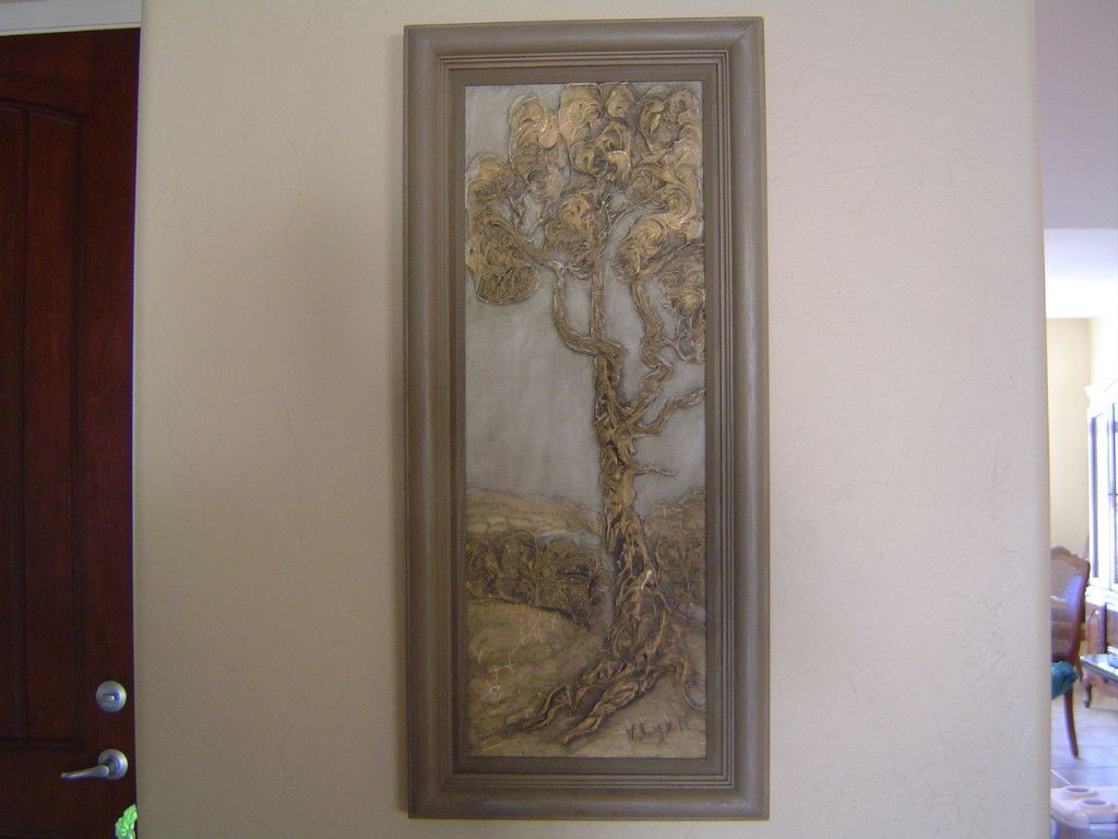 Painting Designed for The Blind by Virginia Lynn of Cambria CA
