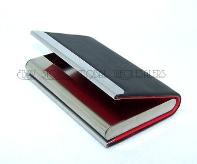 Magnetic Lid Business card holder Credit Name ID Card Case Holder Gift