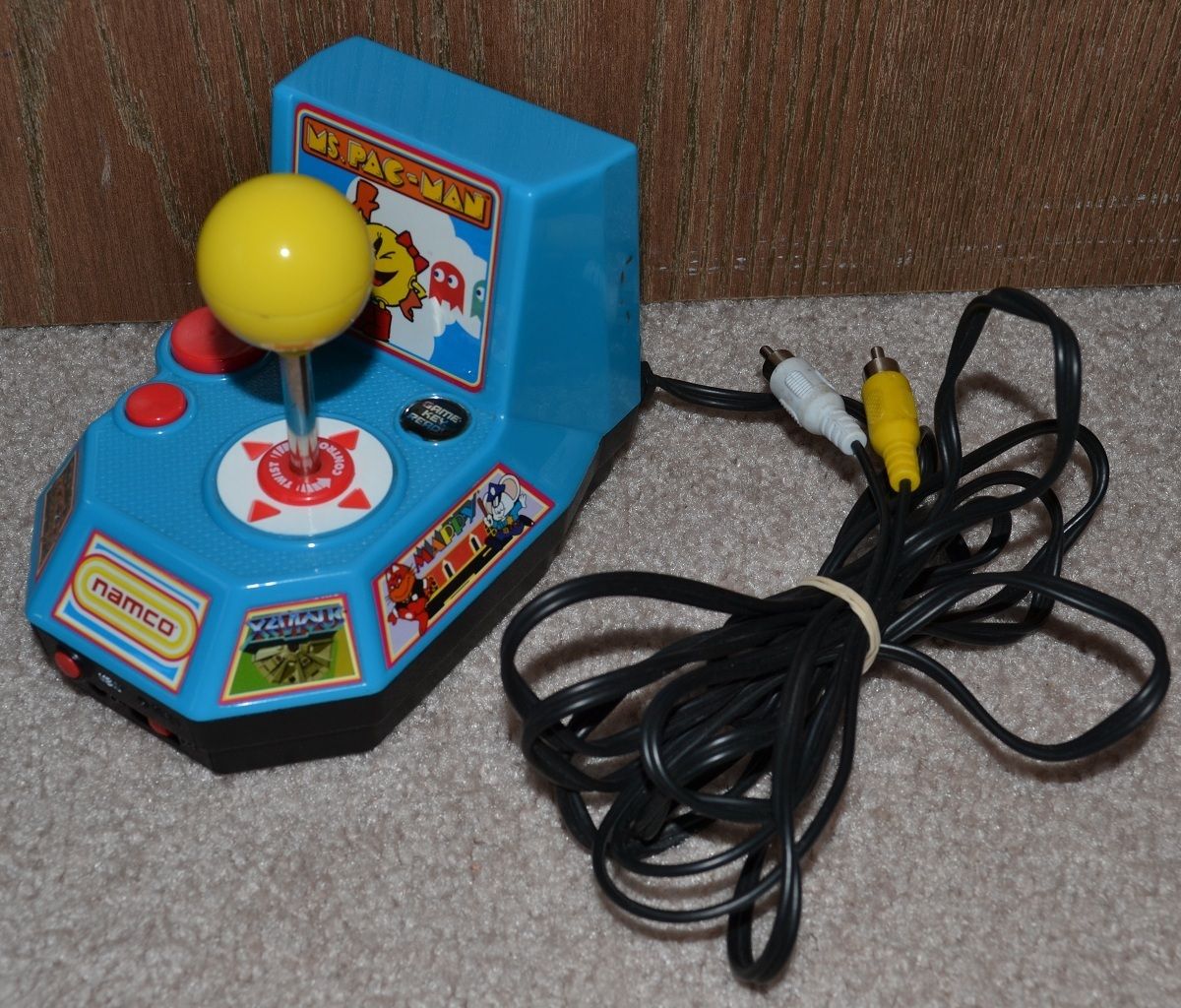 Joystick Jakks Game Key Ready MS Pac Man Pole Position Galaga