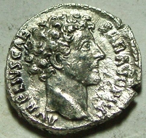 Marcus Aurelius Caesar Honos cornucopiae Rare Genuine ancient Roman