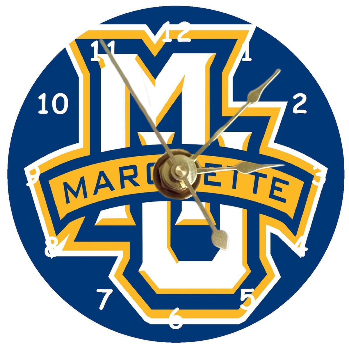 New Marquette Warriors CD Clock