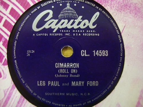 Les Paul Mary Ford Cimarron 78 RPM
