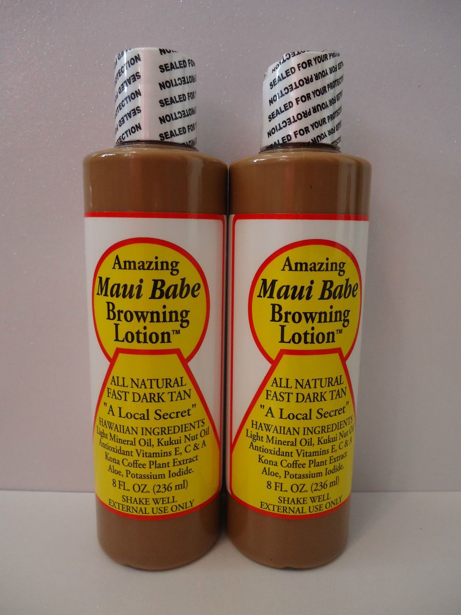 Maui Babe Browning Tanning Lotion 2 Pack 8oz Bottles 709069000067