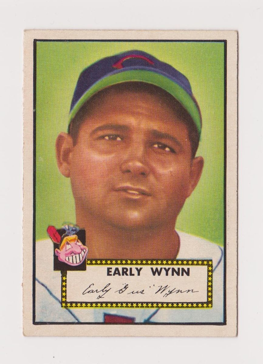 Topps 1952 Early Gus Wynn 277 Cleveland Indians EX MT