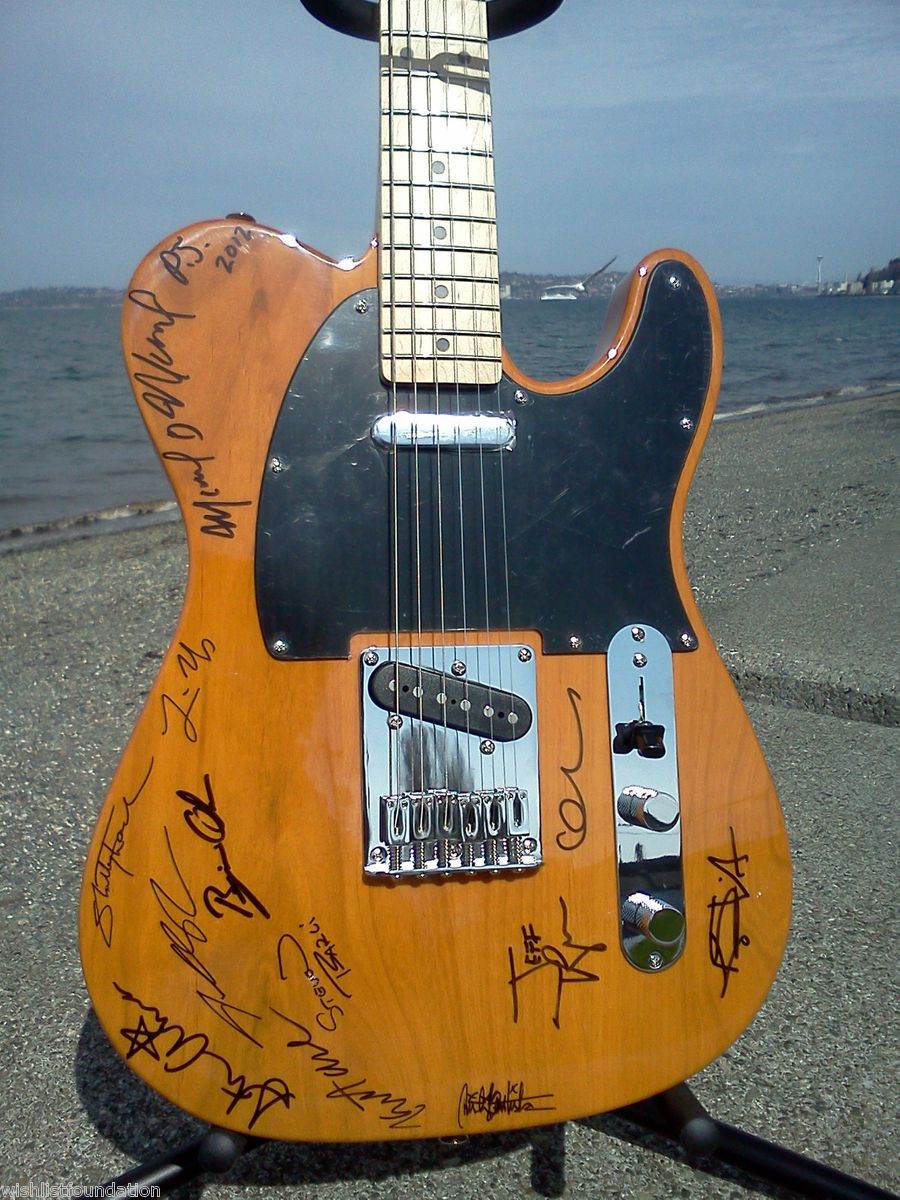 PEARL JAMs Mike McCready Autographed Signed Squier Affinity Telecaster