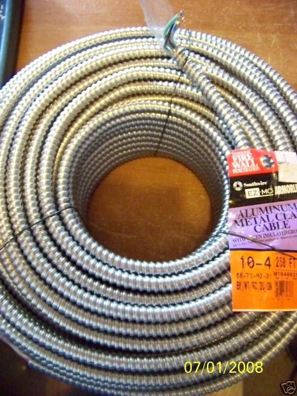 New Southwire Armorlite MC Cable Al 12 4 250 Foot Roll