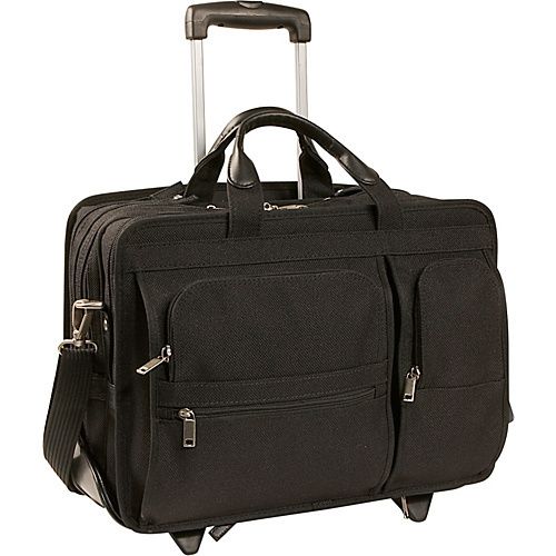 McKlein USA Clinton Nylon Wheeled 17 Laptop Case