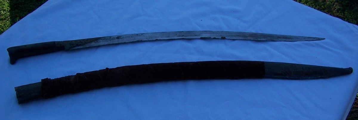 Antique Turkish Balkan Greek Yataghan Yatagan Sword Ottoman Islamic