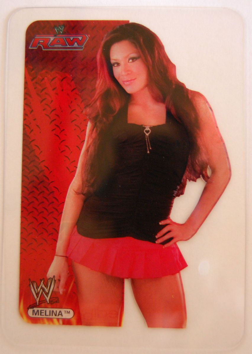 WWE Diva Melina Euro 2007 Lamincard Wrestling
