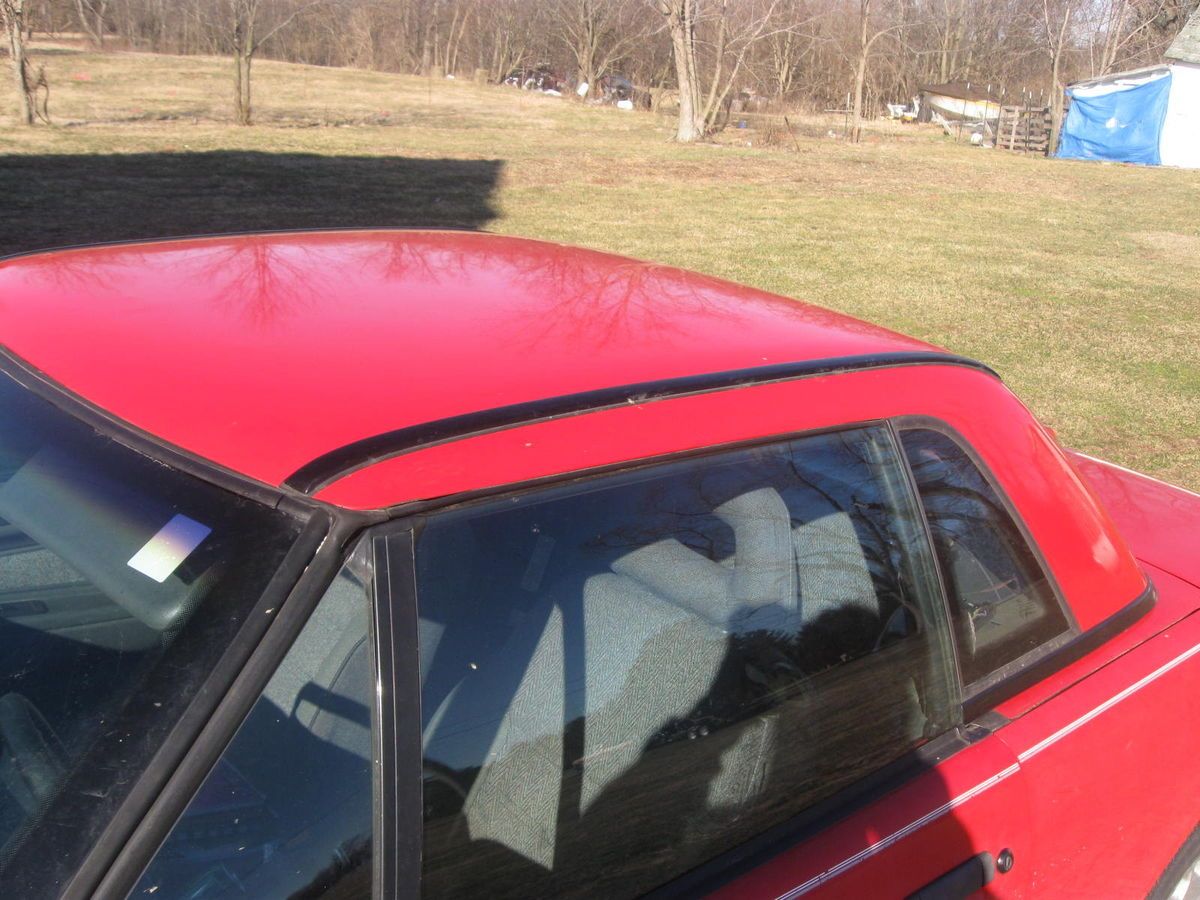 Mercury Capri Convertable Hard Top Red