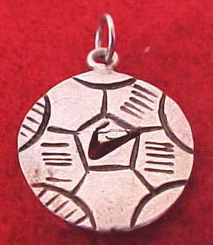 Vintage Sterling Silver Mexico Soccer Ball Charm