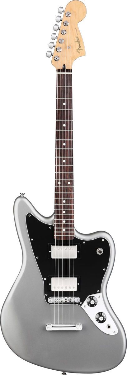 Fender Blacktop Jaguar HH Electric Guitar Silver Finish Store Demo