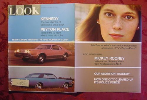 Look October 19 1965 1966 Cars MIA Farrow Mickey Rooney