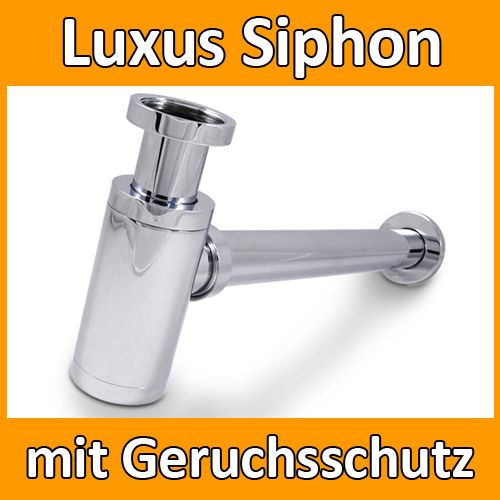 Luxus Siphon Messing Verchromt Mit Geruchsschutz