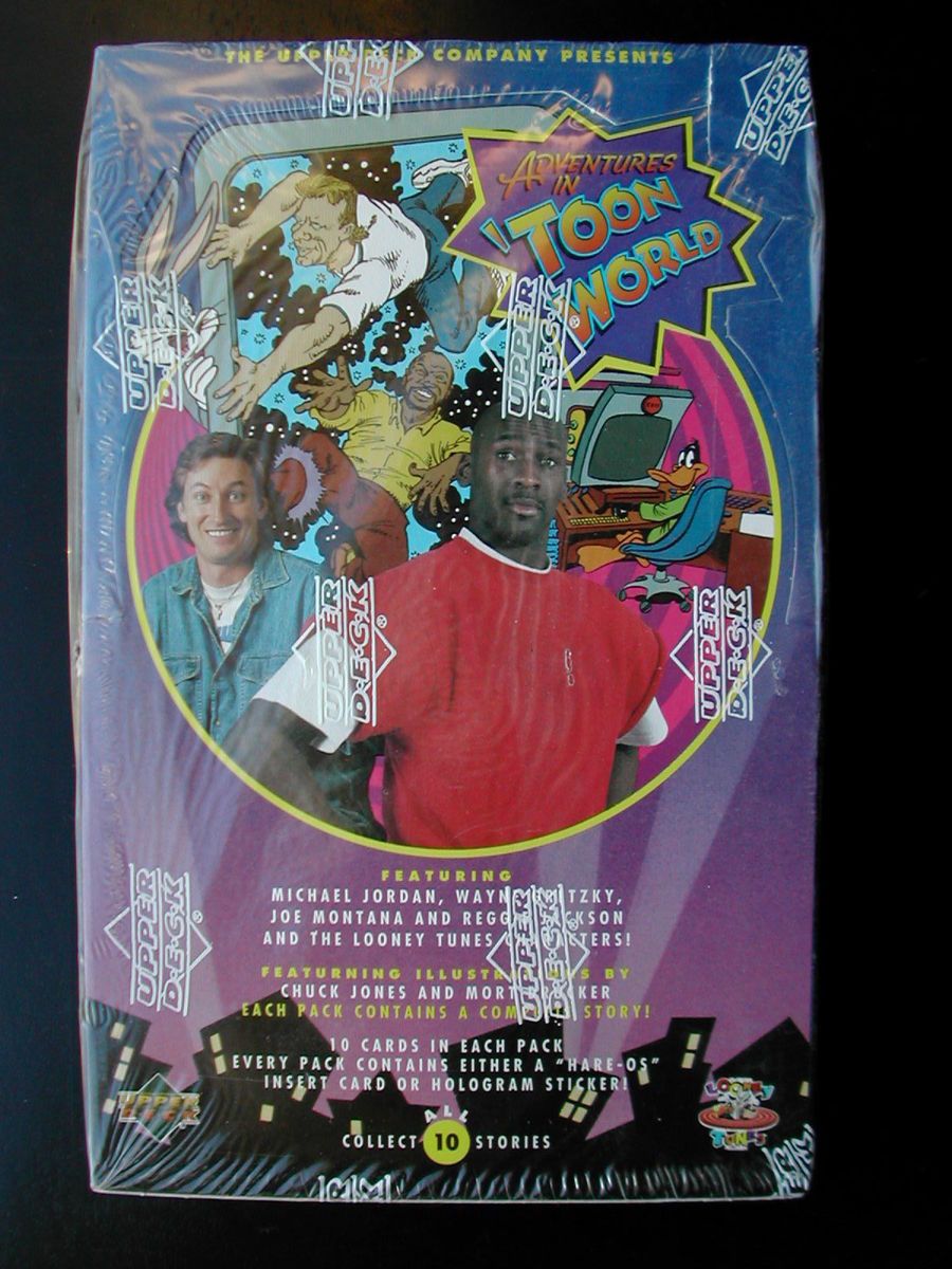  Deck Toon World Sealed Box Michael Jordan Looney Tunes Wayne Gretzky