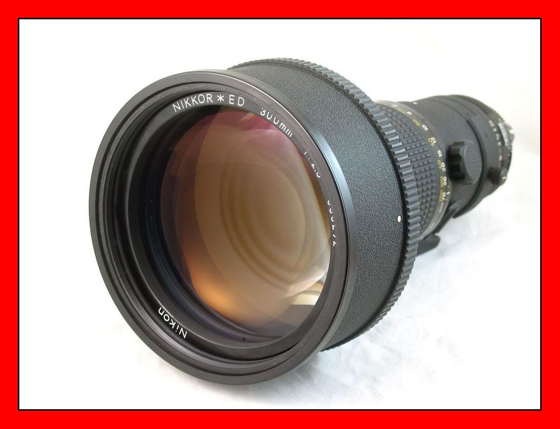 Nikon 300mm F 2 8 Nikkor Ed MF Lens Mint w Hood