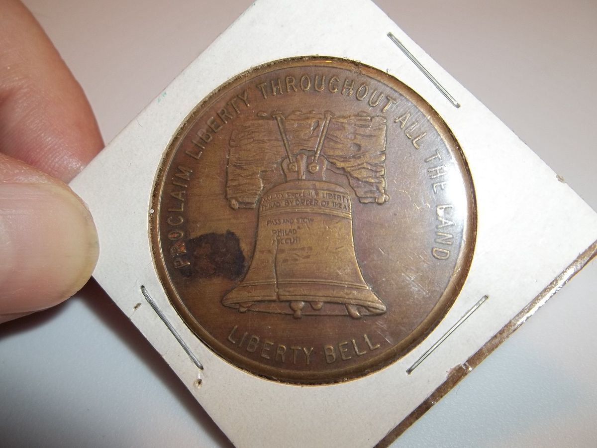 Oral Roberts Prayer Liberty Bell 1973 Token Copper Coin L K